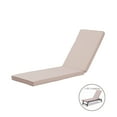 thumbnail image 5 of Unique Choice 74.4"L x 22.05"W Chaise Lounge Cushion ,Outdoor Indoor Patio Polyester Chair Cushion, Color Khaki, 5 of 6