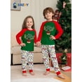 thumbnail image 2 of Conjunto de pijamas familiares a juego de Navidad 2025, pijamas con estampado Dear, ropa para adultos y niños, conjunto de mono para bebé y ropa para perros, 2 of 5