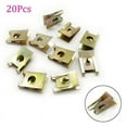 thumbnail image 2 of 20* U-Type Clips Car Body Door Fender Panel Fastener U Type Nuts Gasket Clips Accessory, 2 of 10