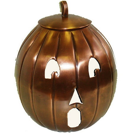 Coated Steel Pumpkin Halloween Jack-O-Lantern