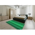thumbnail image 4 of Ahgly Company Indoor Rectangle Patterned Deep Emerald Green Area Rugs, 4' x 6', 4 of 6