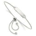 thumbnail image 3 of Sterling Silver Polished Bar Adjustable Bracelet, 3 of 5