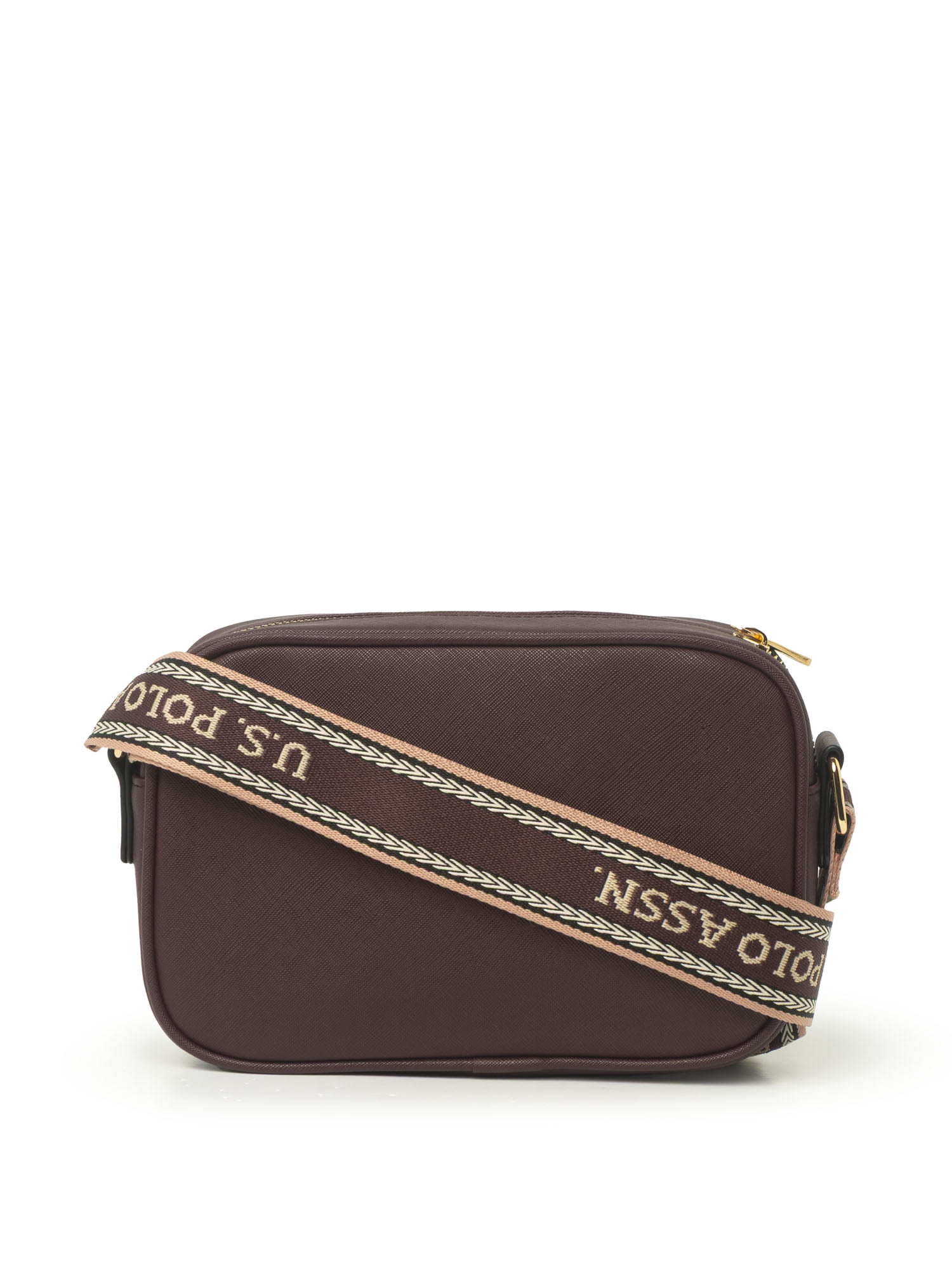 U.S. Polo Assn. Women's Signature Crossbody Bag, Burgundy
