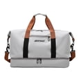 thumbnail image 1 of Multi-Compartment Travel Tote with Wet Pocket - Convertible Shoulder Bag for Students, Gym Enthusiasts & Weekend Camping Trips, 1 of 9