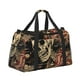 thumbnail image 2 of Disketp Gothic Eastern Floral Skull Bolsa de Viaje Tipo Duffle, Bolso de Mano para Fin de Semana para Mujer, Bolsa de Gimnasio Ligera para Hombre, Esencial para Viajes, 2 of 7