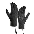 thumbnail image 2 of PMVFHDE USB Heating Knitted Gloves Winter Warm Touchscreen Cycling Cold Proof Gloves Charging Split Finger Design B, 2 of 4