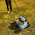 thumbnail image 4 of SENIX Gas Lawn Mower,20in Cutting Blade / 21in Cutting Deck, 144cc 4-Cycle Engine, 5-Position Height Adjustment Push Mower with Side Discharge, LSPG-L5, 4 of 11