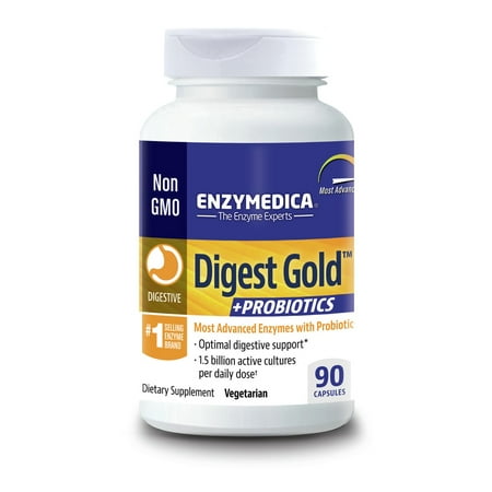 Digest Gold + Probiotiques Enzymedica 90 Caps