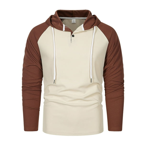 WILLBEST Sudaderas para Hombre Sudadera con Capucha De Moda para Hombre Sudadera con Capucha Holgada con Bloques De Color para Exteriores De Primavera Chica