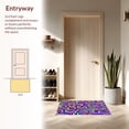 thumbnail image 3 of ODIKA 5'x7' Machine Washable Non-Slip Area Rug, Kaleidoscopic Ribbon Loop Featuring Interwoven Hues High Traffic Rug, Pink, 396135, 3 of 5