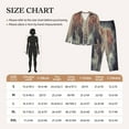 thumbnail image 6 of Disketp Pajamas Set Long Sleeve Sleepwear Womens Button Down Nightwear Pj Sets-Elephant In Smoke, 6 of 9