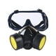 thumbnail image 1 of Máscara de gas profesional Máscara de pintura de carbón activado Respirador con 2 filtros contra polvo, pesticidas, formaldehído, laca de color JM MX-0138844FYD, 1 of 3