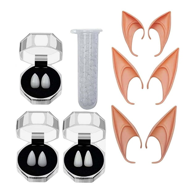Accesorios para disfraces Sunnimix Oreja de elfo de Halloween Rosado