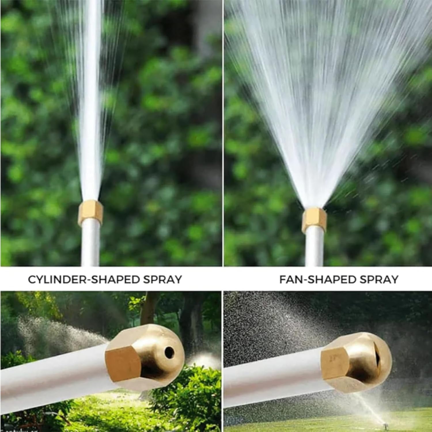 Pressure Washer, J2-in-1 High Pressure Power Washer, with 2 Jet Different Nozzle and Hose Quick Connectors, Easily Removes Stubborn Stains