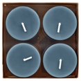 thumbnail image 4 of Mainstays Garden Rain Scented Votive Candles, Blue, 4 Count, 4 of 6