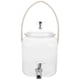thumbnail image 1 of GOOHOCHY Dispensador de bebidas para refrigerador de 3 l con grifo: Contenedor cuadrado de agua compacto para jugo, limonada y té helado. Jarra de plástico para camping., 1 of 8