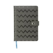 Markings By Crgibson Leatherette Gray Chevron Journal