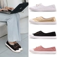 thumbnail image 2 of HARVEST LAND Slip-On Canvas Shoes for Women-Fashion Low-Top Flat Loafers with CloudFoam Insole, 2 of 8