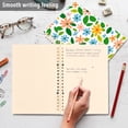 thumbnail image 4 of FORMRS 1-Subject Spiral Notebook 8" x 5" College Ruled 60 Refillable Sheet A5 Hard Cover, 2 Pack, Retro Blue Floral, 4 of 7