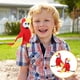 thumbnail image 3 of KAKOWELY 2 loros de peluche con hombros descubiertos para niños, juguete de loro de peluche de dibujos animados, disfraz de pirata para fiesta., 3 of 4