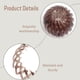 thumbnail image 4 of 4 pinzas mágicas para el pelo con forma de nido de pájaro, pinzas para el pelo, pinzas para hacer moños, peine extensible para coletas, coleteros para cabello fino, grueso y rizado, horquilla con form, 4 of 6