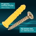 thumbnail image 2 of Fyydes Plastic Expansion Wall Plug Screw Fixings + Self-tapping Screws Fastener Hardware Kit, Self-Tapping Screws, 2 of 8
