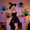 thumbnail image 4 of Halloween Decorations, Honeycomb Decorations, Hanging Halloween Decorations, Halloween Ceiling Decorations, Spooky Halloween Decor, 4 Pack 3D Purple Black Bat Honeycomb Hanging, 4 of 4