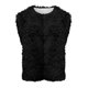thumbnail image 5 of Blusa informal sin mangas y sin capucha para mujer, estilo abrigo y chaquetas, de imitación de lana, corta, cálida, de invierno, con abertura frontal., 5 of 7