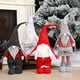 thumbnail image 4 of Billuyoard Muñeco Gnomo colgante adorno de Navidad adornos de fiesta dulce regalo supermercado chico juguete adornos para el hogar adorno Kits de decoración para fiestas Gris oscuro, 4 of 6