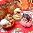 thumbnail image 2 of Figura de la serie Pucky The Feast, figura de acción de bollo al vapor, figura de anime de olla caliente, muñecas de melocotón de longevidad, juguetes coleccionables, regalo, 2 of 5