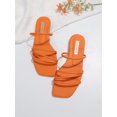 thumbnail image 3 of Women Minimalist Slide Sandals, Elegant Summer Flat Sandals, 3 of 4
