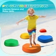 thumbnail image 7 of Beefunni 5Pcs Non-Slip Plastic Balance Stepping Stones for kids, Children's Coordination Skills Obstacle Courses Sensory Sand Toys for Toddlers,Indoor or Outdoor Play, 7 of 7