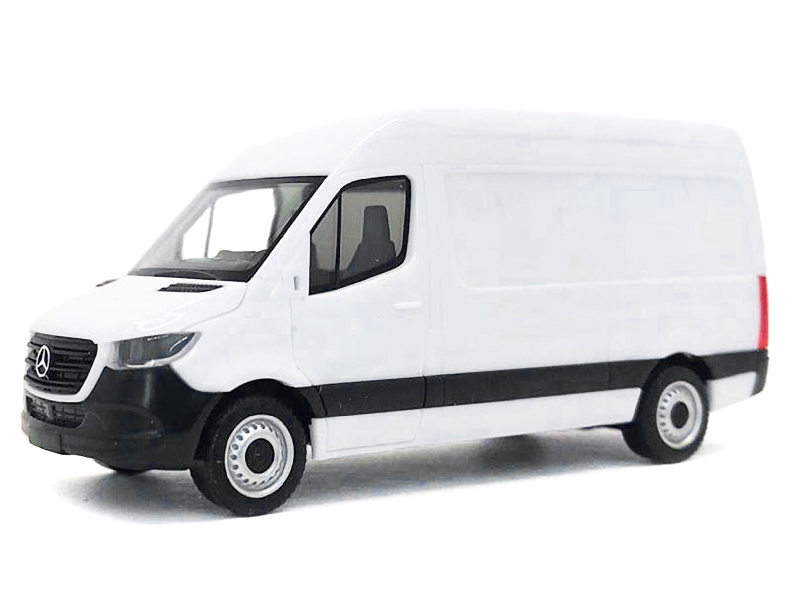 2018 Mercedes-Benz Sprinter Van White 1/87 (HO) Scale Plastic Model Car by Promotex