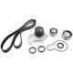 thumbnail image 1 of Bomba de agua Unique Bargains, con kit de polea tensora No.4694307AC/4781570AB para Chrysler Pt Cruiser tono plateado, 1 juego, 1 of 7