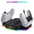 thumbnail image 6 of Charging Dock Stand Build-in Cooling Fan Adjust with LED Lighting for P5 Slim, 6 of 8
