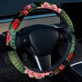 thumbnail image 2 of Cactus Car Wheel Cover 14.5 Inch PVC Leather Steering Wheel Cover Printing Auto Accessories, 2 of 6