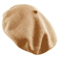 thumbnail image 4 of TZ Promise Women's Beret Hat French Style Artist Cap Solid Color TZ Promise Wool Casual Classic, 4 of 4