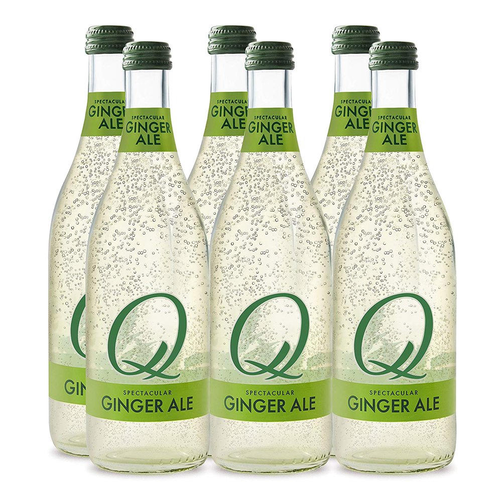 (6 Bottles) Q Ginger Ale, 16.9 Fl Oz