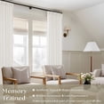 thumbnail image 2 of Cortinas de lino plisado TWODRAPES Pinch, 240 x 245 cm, 2 paneles, 2 of 9