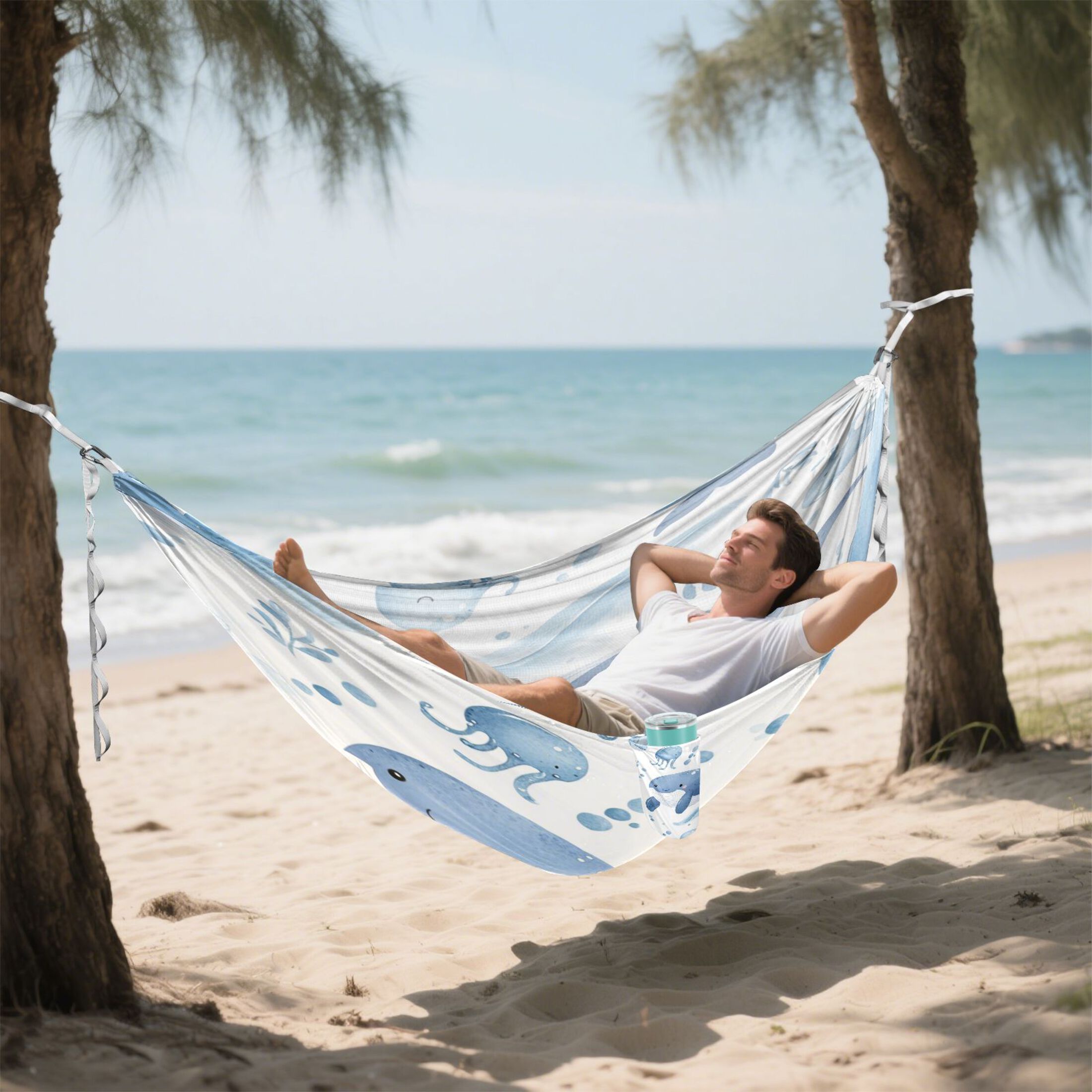 Hammock Camping Hammock Nylon Portable Hammock Travel Camping Hammock Super Cute Whale