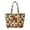 Christmas Patchwork, variant on XYZCANDO Christmas Santa Print Quilted Large Handle Handbag, Lightweight Durable Shoulder Tote for Holiday Shopping Travel Festive Gifts for Women