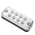 thumbnail image 4 of 6Pcs 8 Led Clearance Side Marker Light Indicator Lamp Truck Trailer Lorry White,8 Led Side Marker Lamp, 4 of 4