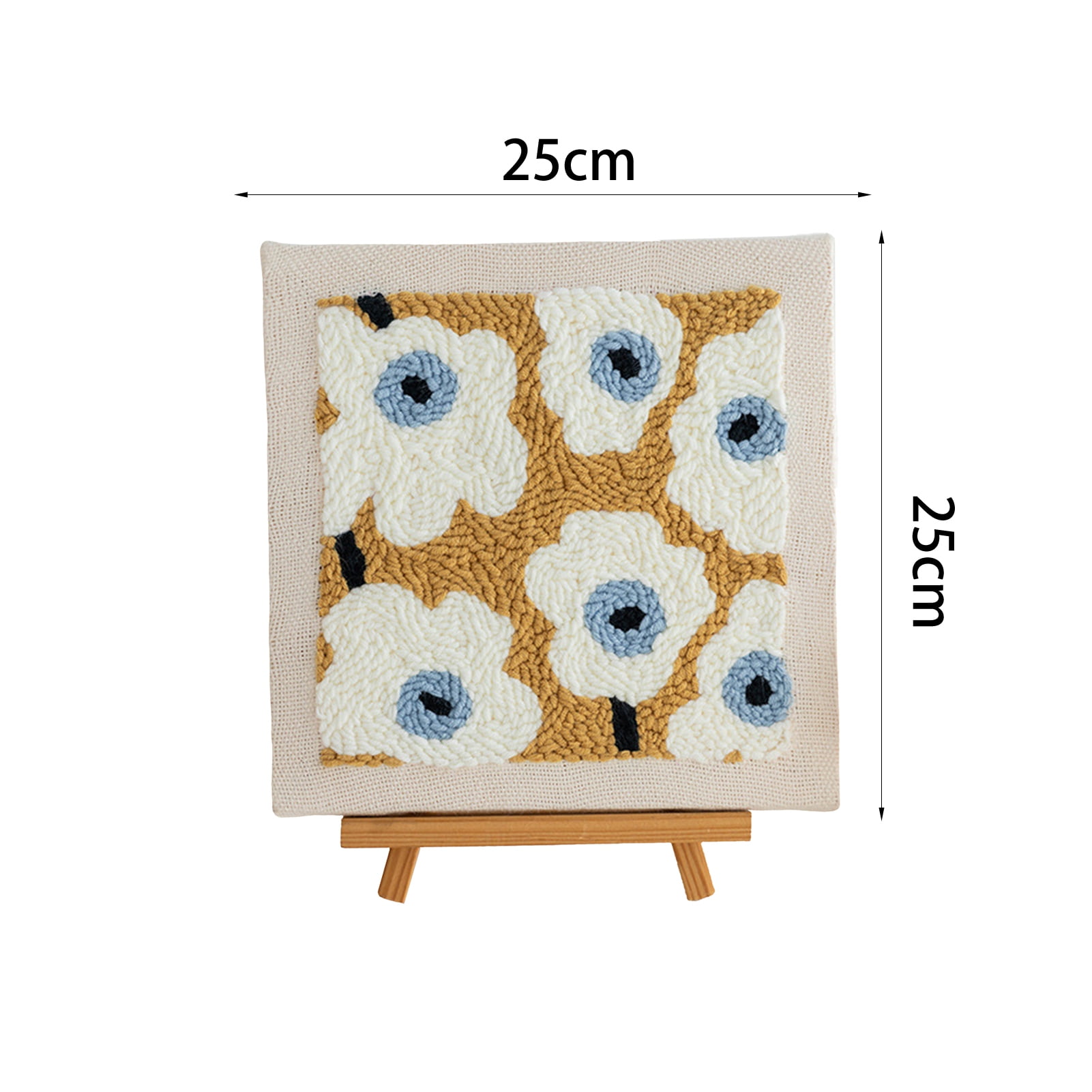 Punch Stitch Kit for Adults Complete Punch Stitch Kit with Floral Patterns Diy Punch Needle Set for Adults Beginners Punch Needle Kit for Beginners