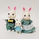 thumbnail image 2 of Familia de animales del bosque 1:12 Muebles para casa de muñecas Mini figura de oso conejo Muñecas de juguete Regalos para niños, 2 of 5