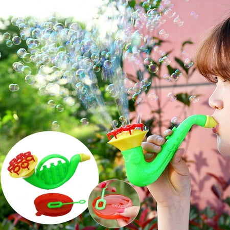 2 in 1 Water Blowing Toys Bubble Soap Blower Kids Child Summer Outdoor (Best Soap For Blowing Bubbles)