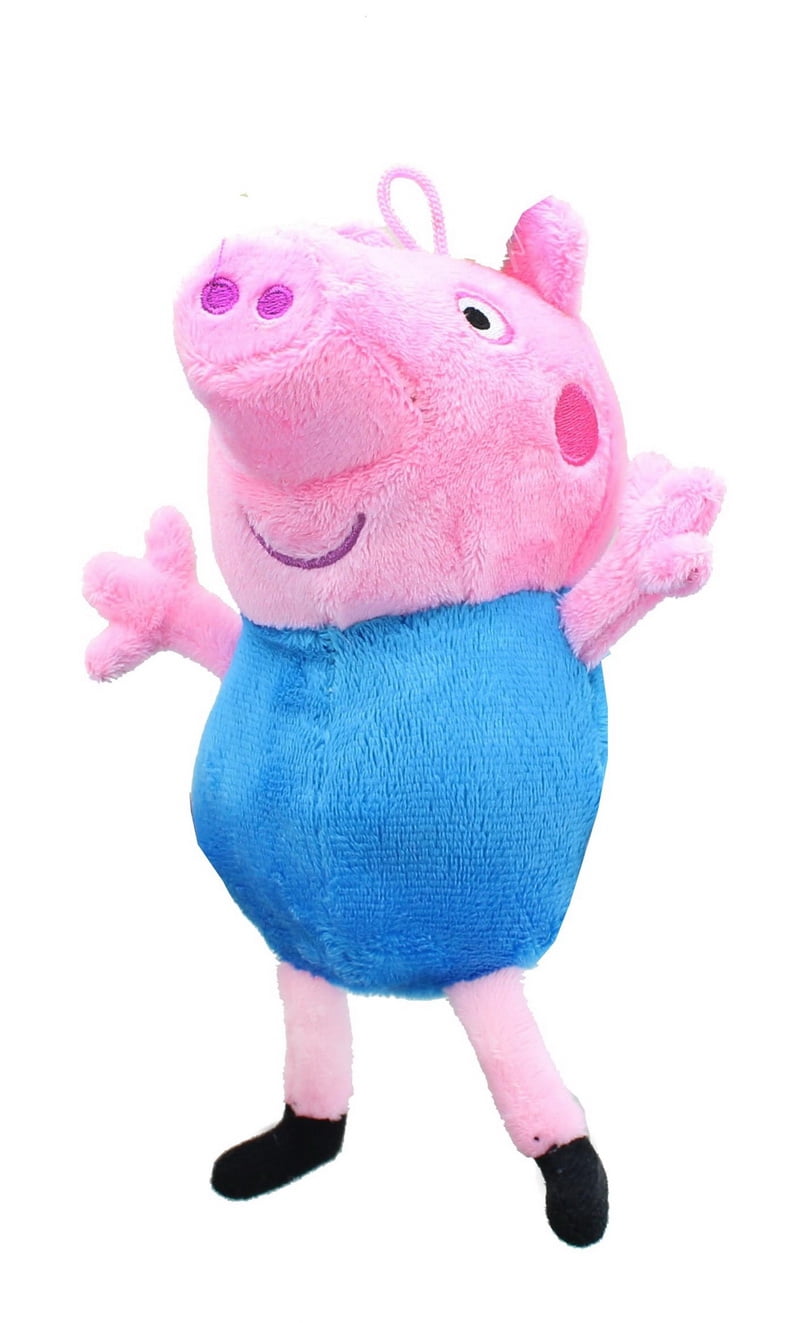 Pink Pig large Plush 16" TY Beanie Boos George George - Peppa Pig