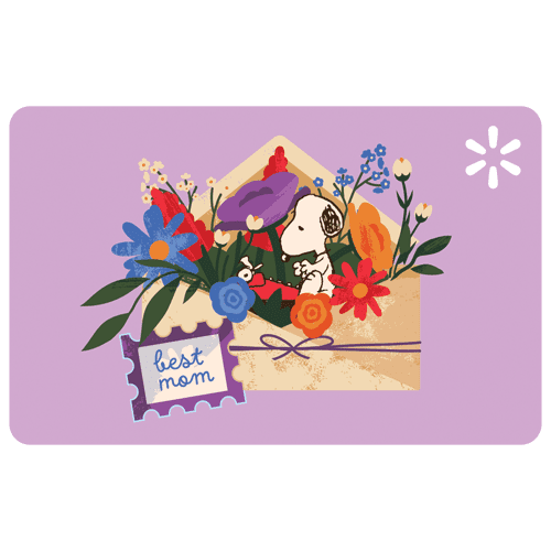 Best Mom Snoopy Walmart Gift Card