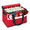Red-36 - 4“ Ornaments, variant on Christmas Ornament Storbox With Adjustable Dividers Zippered Top Stores Up To 54 Holiday Ornaments (4 Inch) Xmas Ball Decorations
