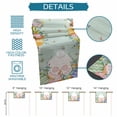 thumbnail image 6 of Cute Easter Bunny Table Runner 90 Inches, Eucalyptus Leaves Colorful Eggs Teal Wooden Bed Runner Dresser Scarves Tabletop for Indoor Outdoor Parties/Ceremony/Banquet, 13" x 90", 6 of 8