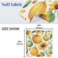 thumbnail image 6 of Coolnut Autumn Pumpkins Cloth Napkins Set of 4 Pack, Washable Soft Table Dinner Napkins 20 inch for Kitchen, Hotel, Party, Wedding Washcloth Gift, 6 of 7